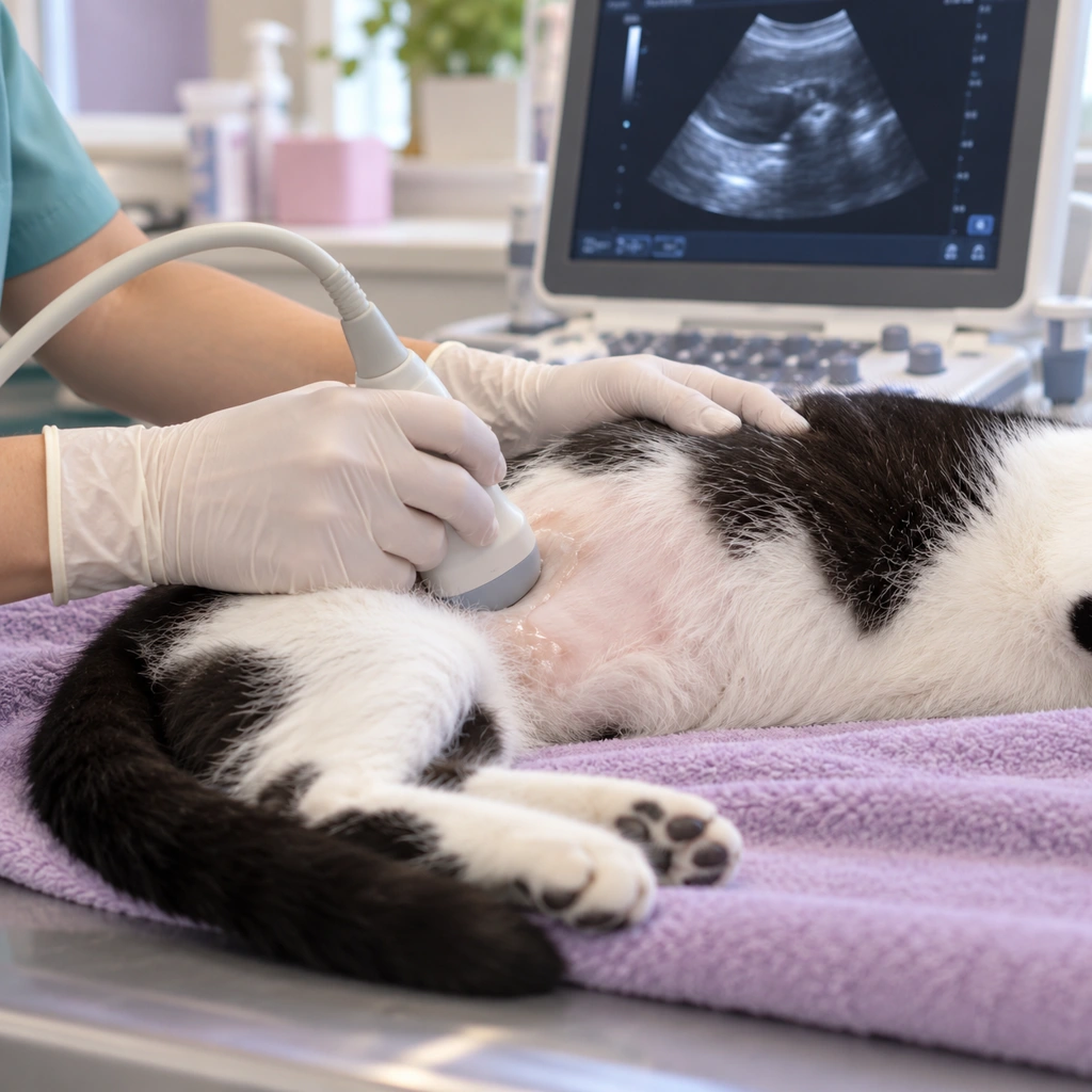 Imagem ilustrativa de ultrassom veterinário